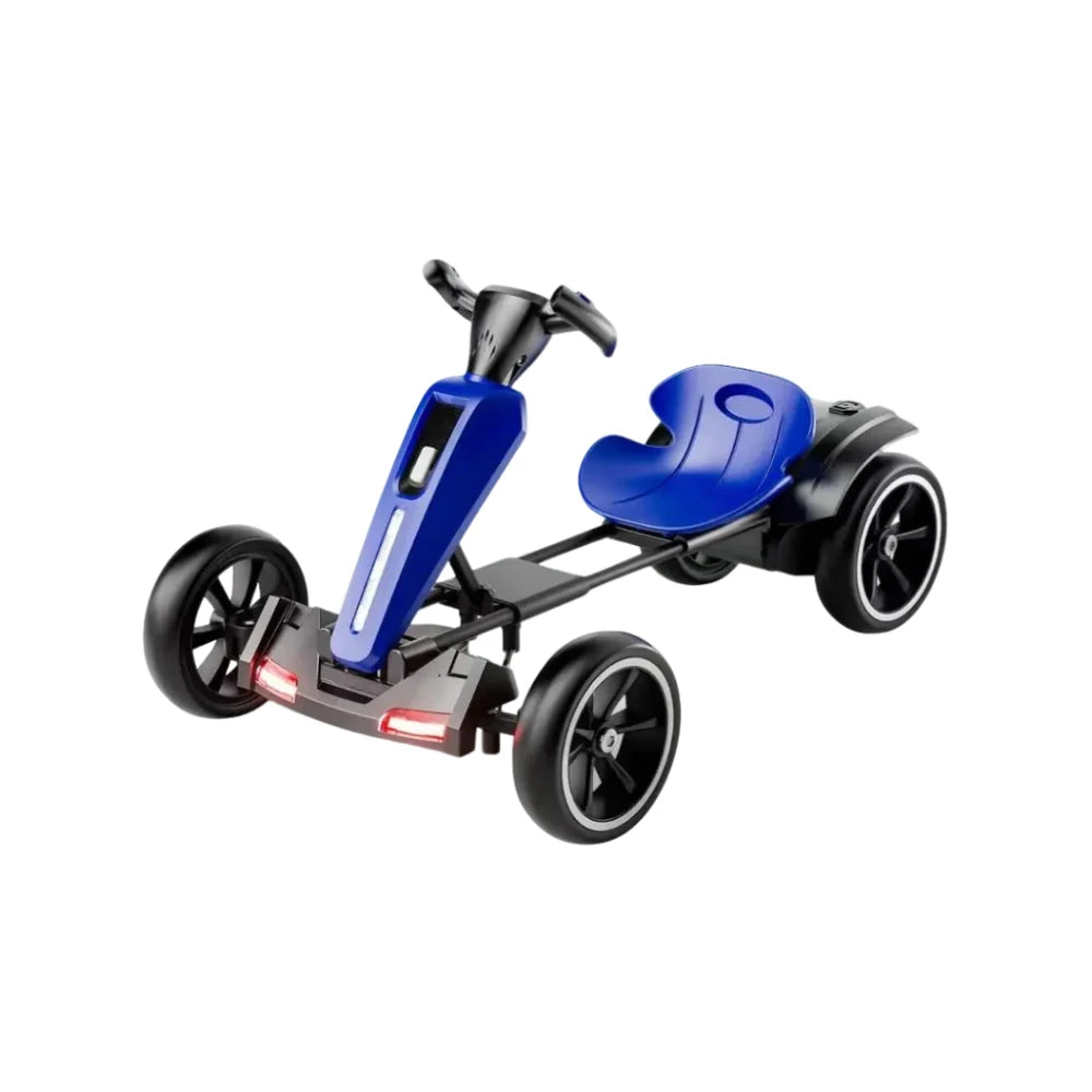 12V electric Kids Pedal Go Kart, Outdoor Ride on Toy with Adjustable Seat, 4 Wheels for Boys and Girls