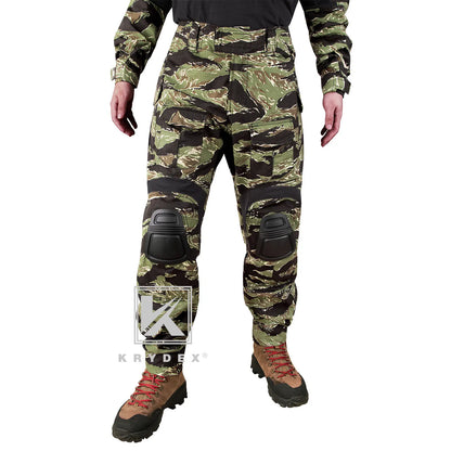 KRYDEX Camouflage Shirt & Pants Kit For Outdoor Hunting Hiking Gear