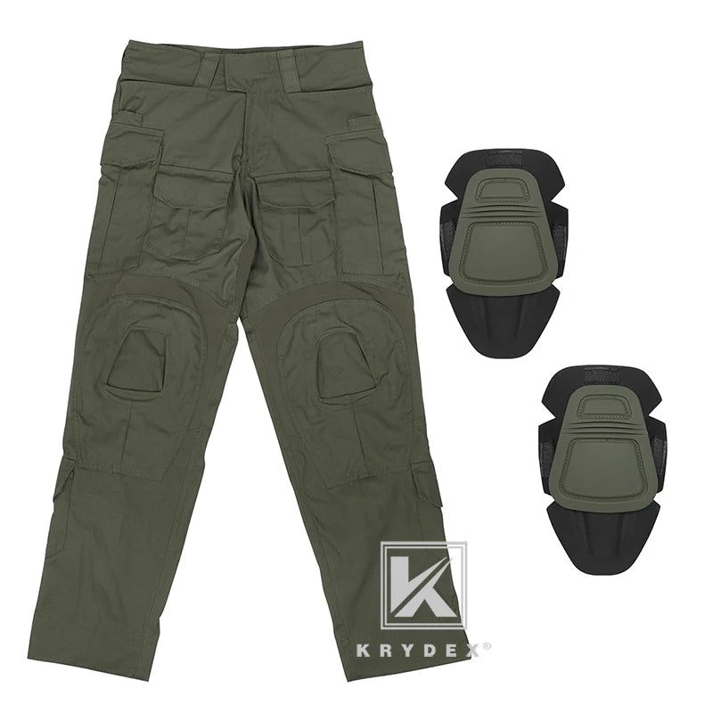 KRYDEX Camouflage Shirt & Pants Kit For Outdoor Hunting Hiking Gear
