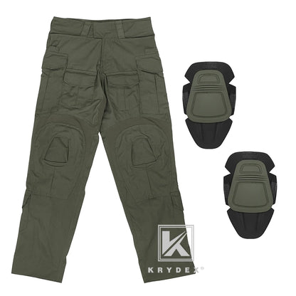 KRYDEX Camouflage Shirt & Pants Kit For Outdoor Hunting Hiking Gear