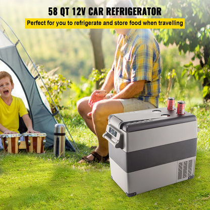 Car Refrigerator Mini Fridge Freezer Portable Compressor Cooler 12/24V DC 110-240V