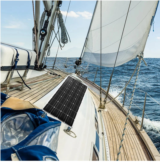 18V 100-400W Flexible Waterproof Monocrystalline Solar Panels