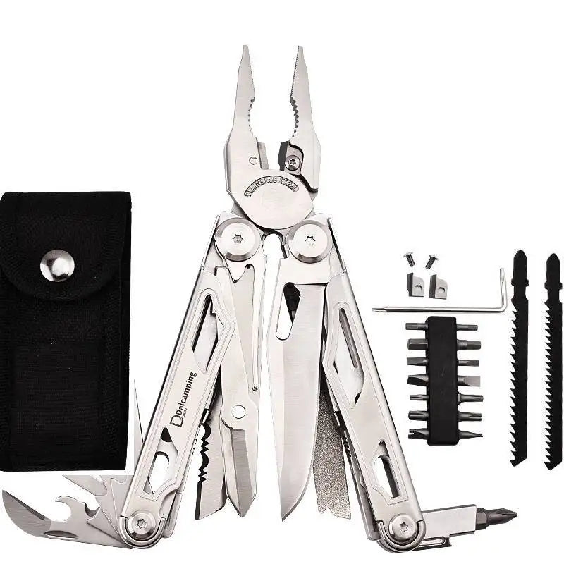 Daicamping DL30 Multitools Hand Clamp Folding Knives Scissor Cutters Pliers