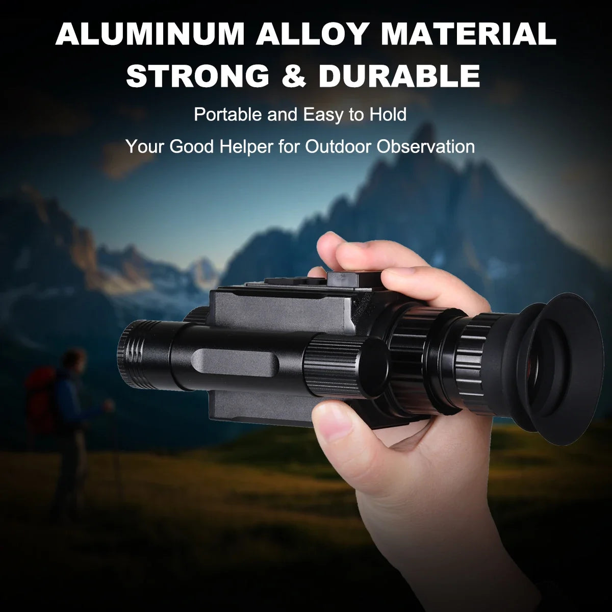 HD 1080P Night Vision Goggles with Head-Mounted  940nm IR 5X Zoom Monocular for Hunting Camping