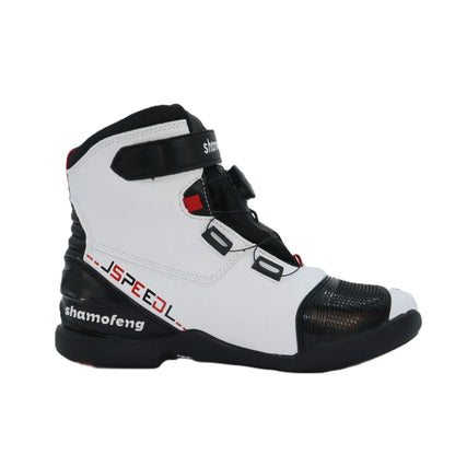 White Off-roading Waterproof  High-top Boots