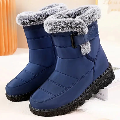 Women's Winter Boots  2026 New Faux Fur Long Plush Platform Shoes Warm Cotton Couples Ankle Boots