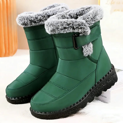 Women's Winter Boots  2026 New Faux Fur Long Plush Platform Shoes Warm Cotton Couples Ankle Boots