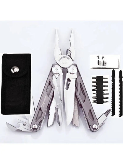 Daicamping DL30 Multitools Hand Clamp Folding Knives Scissor Cutters Pliers