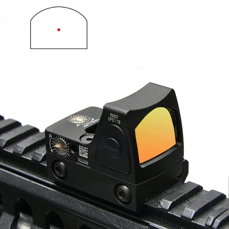 Mini MR Red Dot Sight Collimator Rifle Scope fit 20mm Rail For Airsoft / Hunting Rifle