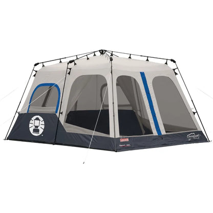 Instant Camping Tent with 1-Minute Setup, Tent with Pre-Attached Poles, Air Vent, & Carry Bag