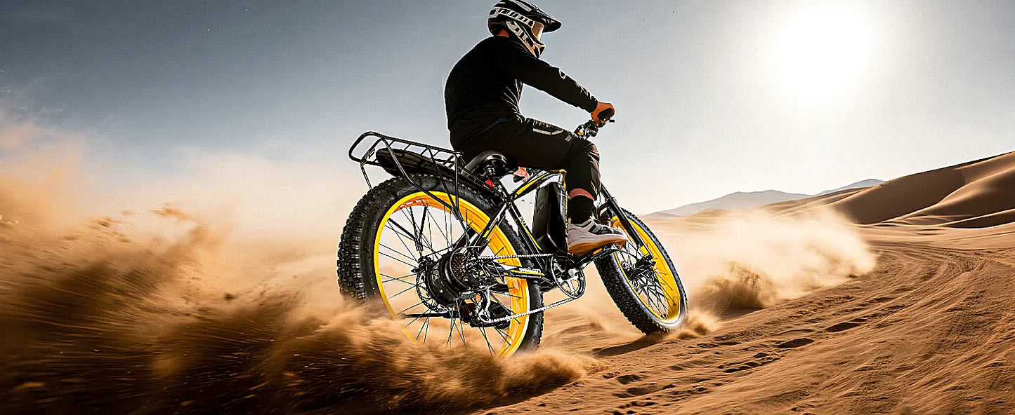 Electric Bike Adult 26" Fat Tire 1500W Peak Motor Electric Bicycle 34Mph Mountain 60Mile Range UL2849