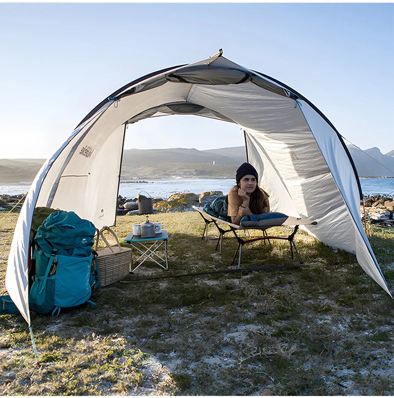 Camping Cot with Leg Extenders Portable Folding Bed Ultralight Aluminum Alloy Sleeping Cot for Outdoor Hiking Travel