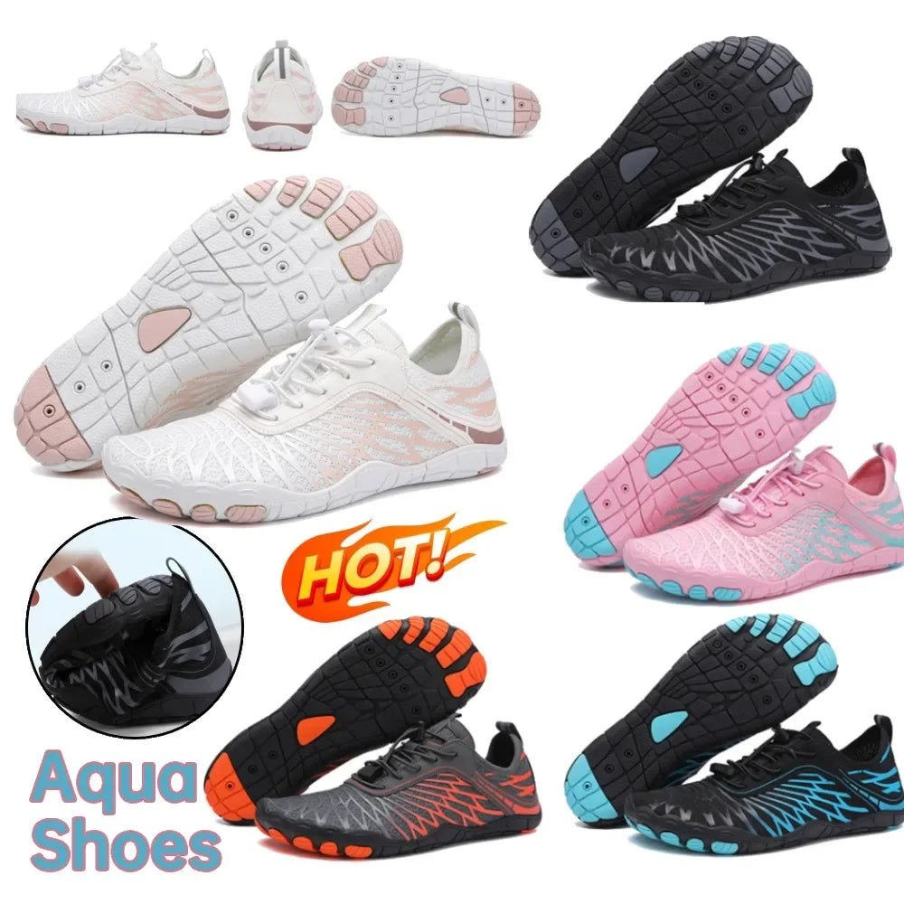 Barefoot Shoes Outdoor Beach Water Sports Upstream Aqua Shoes Men Women Gym Running Fitness Sneakers