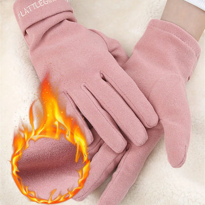 Women's Winter Warm Gloves Touchscreen Texting Thick Thermal Snow Gloves