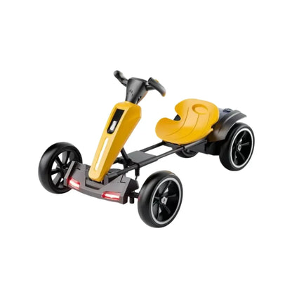12V electric Kids Pedal Go Kart, Outdoor Ride on Toy with Adjustable Seat, 4 Wheels for Boys and Girls