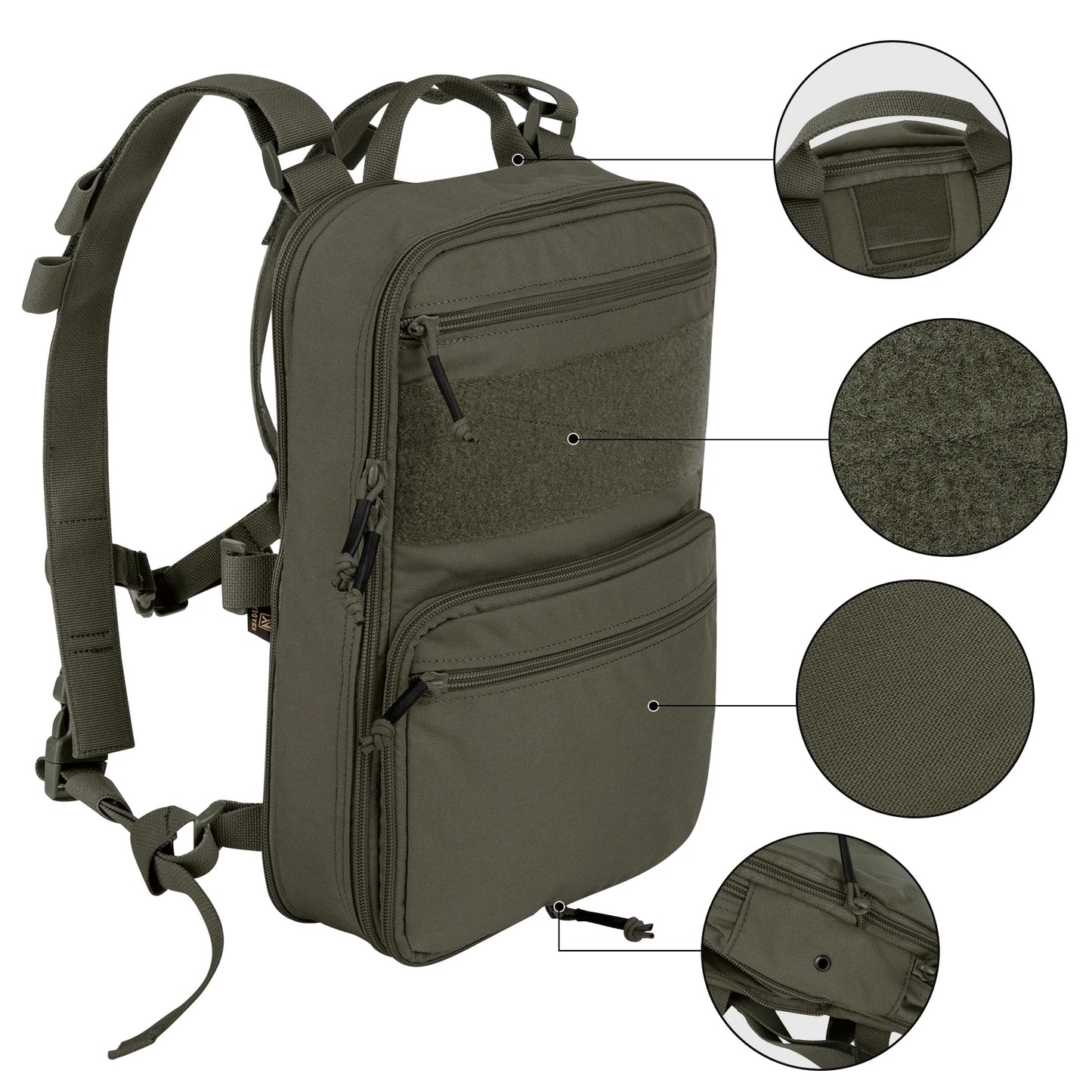 Backpack Bag with Chest Rig Vest for Magazine Pouch