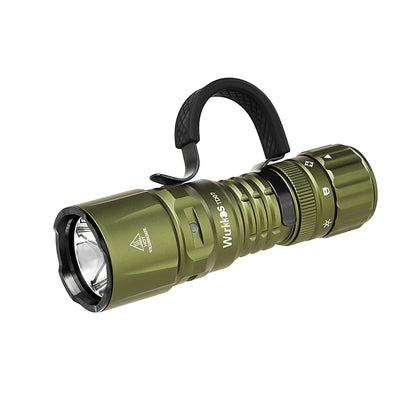 Wurkkos TD07 1300LM Tactical Flashlight 479M Long Throw IP68 Waterproof 18350 Battery