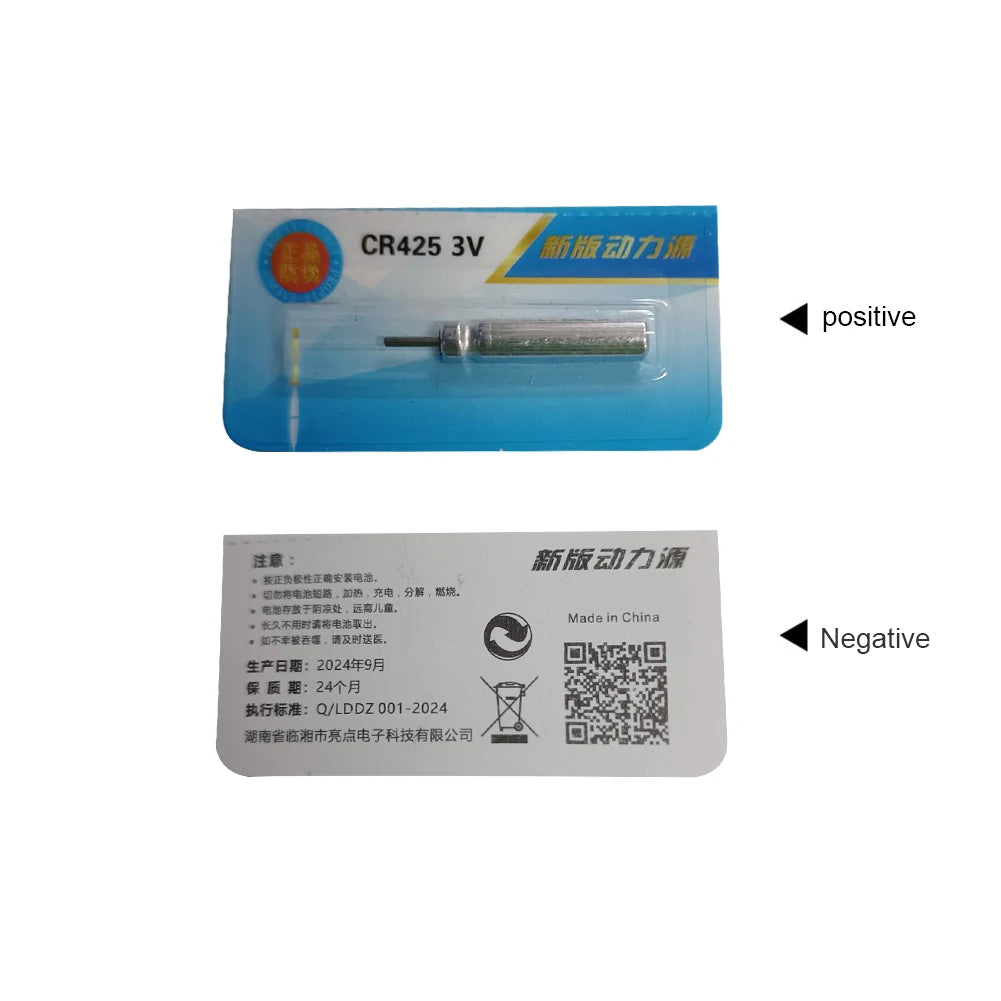 10-100PCS Fishing Floats Battery CR425 Night Fishing Light Luminous 3.6V Battery Fishing Accessory