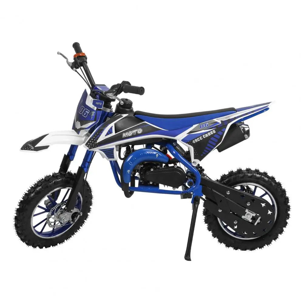49cc 2-Stroke Kids Off Road Mini Gas Power Motocross Children with Front Rear Disc