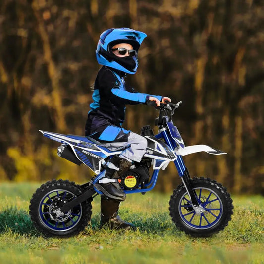 49cc 2-Stroke Kids Off Road Mini Gas Power Motocross Children with Front Rear Disc
