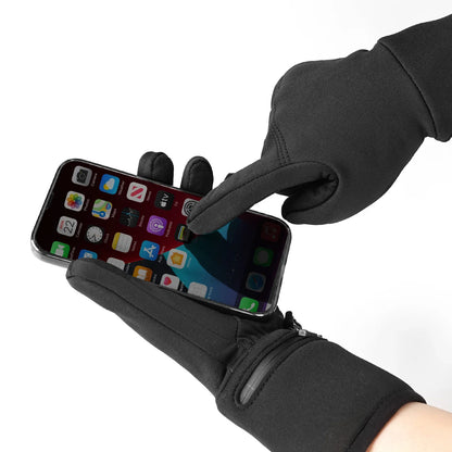 Winter Wind & Waterproof Thermal Heated Gloves with Rechargeable Battery