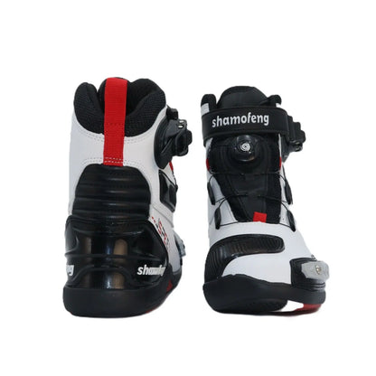 White Off-roading Waterproof  High-top Boots