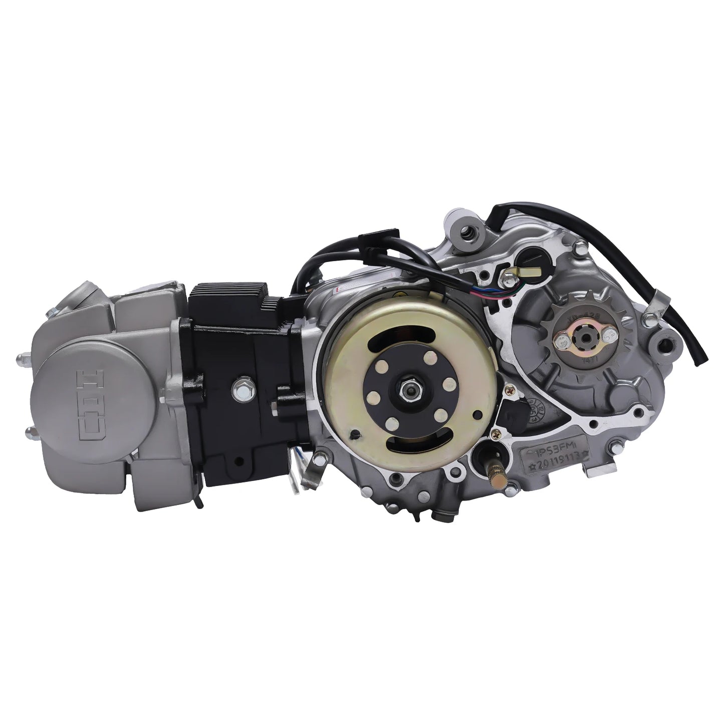 125CC Single Cylinder Air Cooling Engine, 4-Stroke Semi Auto Motor 4 Speed