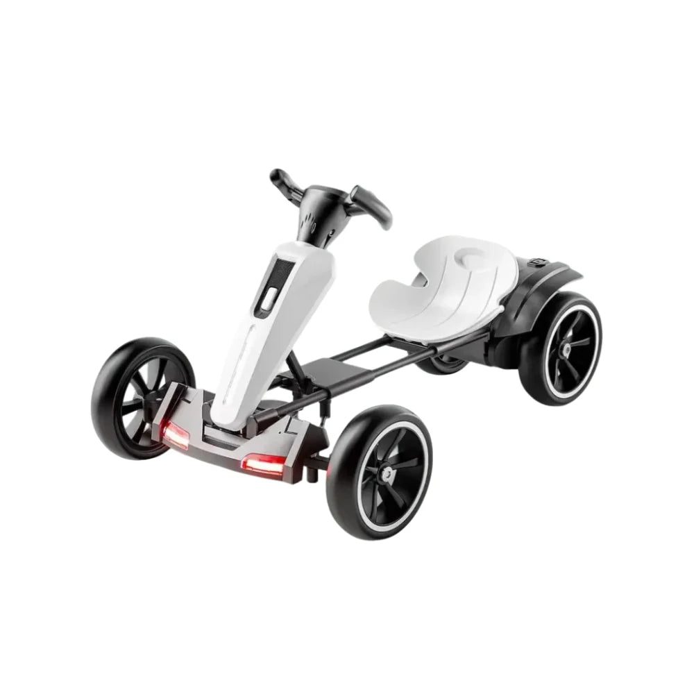 12V electric Kids Pedal Go Kart, Outdoor Ride on Toy with Adjustable Seat, 4 Wheels for Boys and Girls