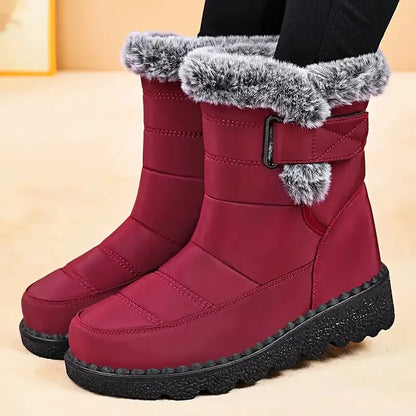 Women's Winter Boots  2026 New Faux Fur Long Plush Platform Shoes Warm Cotton Couples Ankle Boots