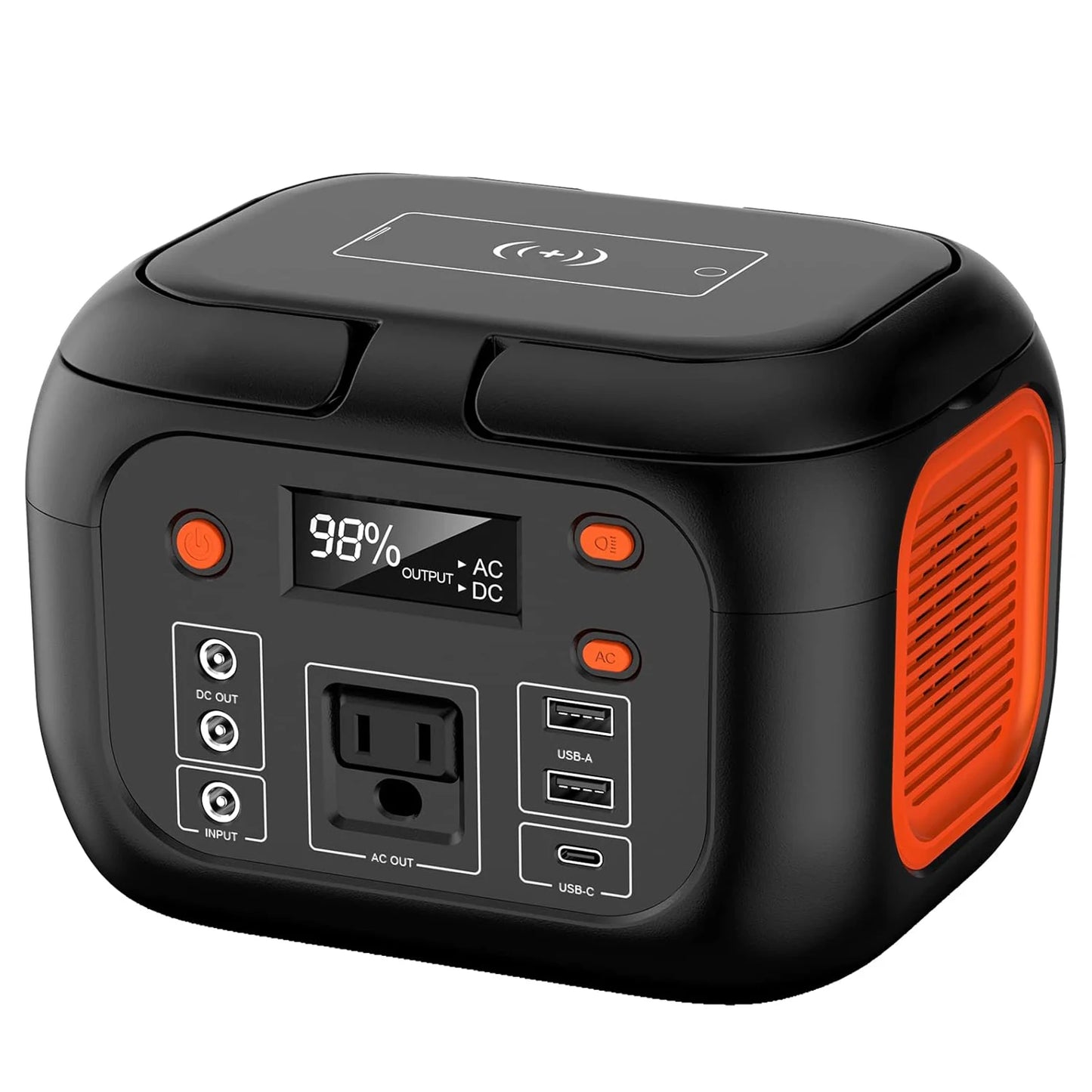 Solar Portable Power Station, with 110V AC Outlets