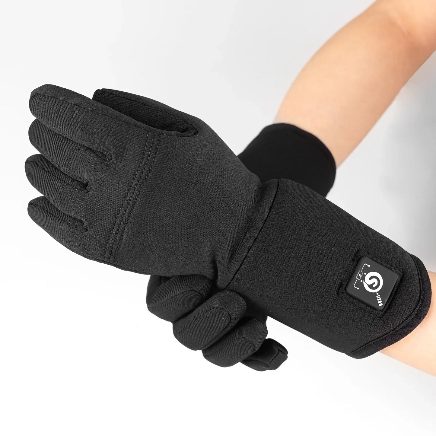 Winter Wind & Waterproof Thermal Heated Gloves with Rechargeable Battery