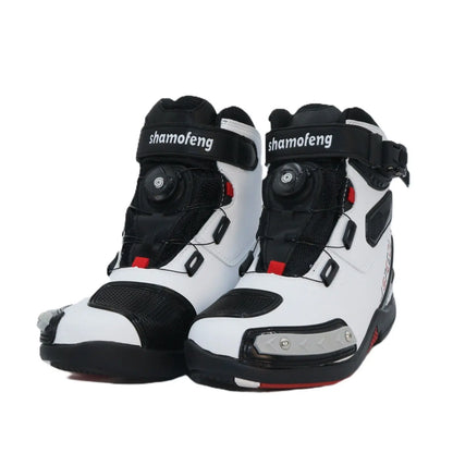 White Off-roading Waterproof  High-top Boots