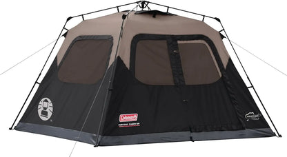 Instant Camping Tent with 1-Minute Setup, Tent with Pre-Attached Poles, Air Vent, & Carry Bag