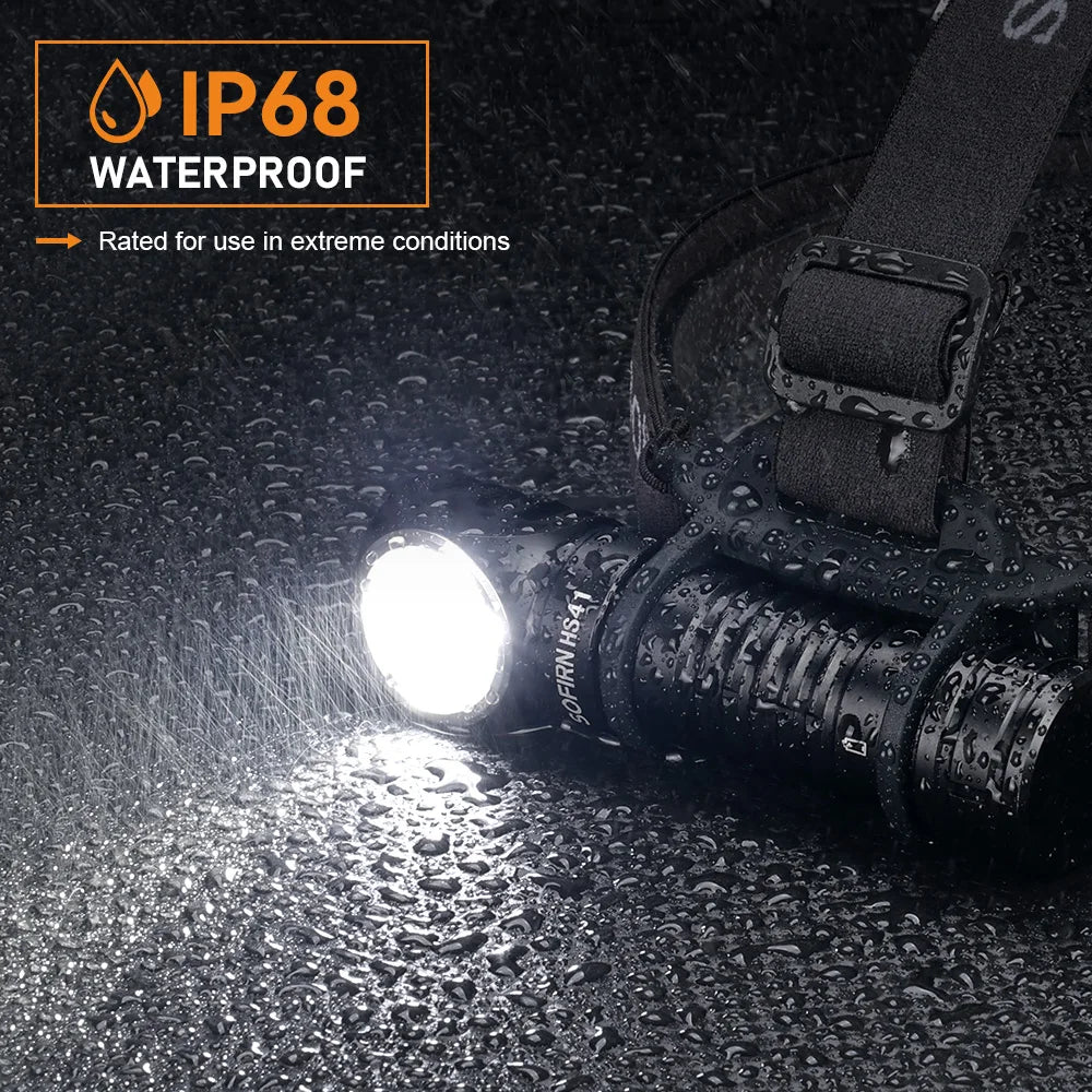 4000lm Rechargeable Headlamp with LED Magnetic