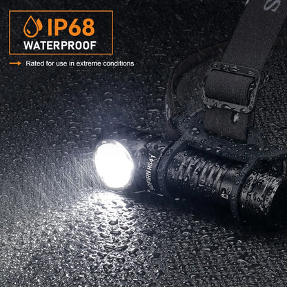 4000lm Rechargeable Headlamp with LED Magnetic