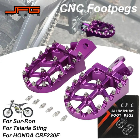 Motorcycle CNC Foot Pegs For TALARIA Sur Ron Light Bee X/S For Honda CRF150F/230F E-Bike Motocross