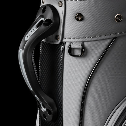 Golf Bag - 4 Wheels with Locking System, Retractable Hard Top for Club Protection During Airline Travel