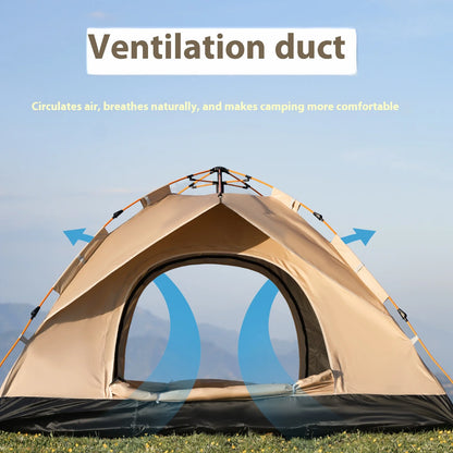 2-4 Person Camping Windproof Tents, Easy To Set Up, lightweight
