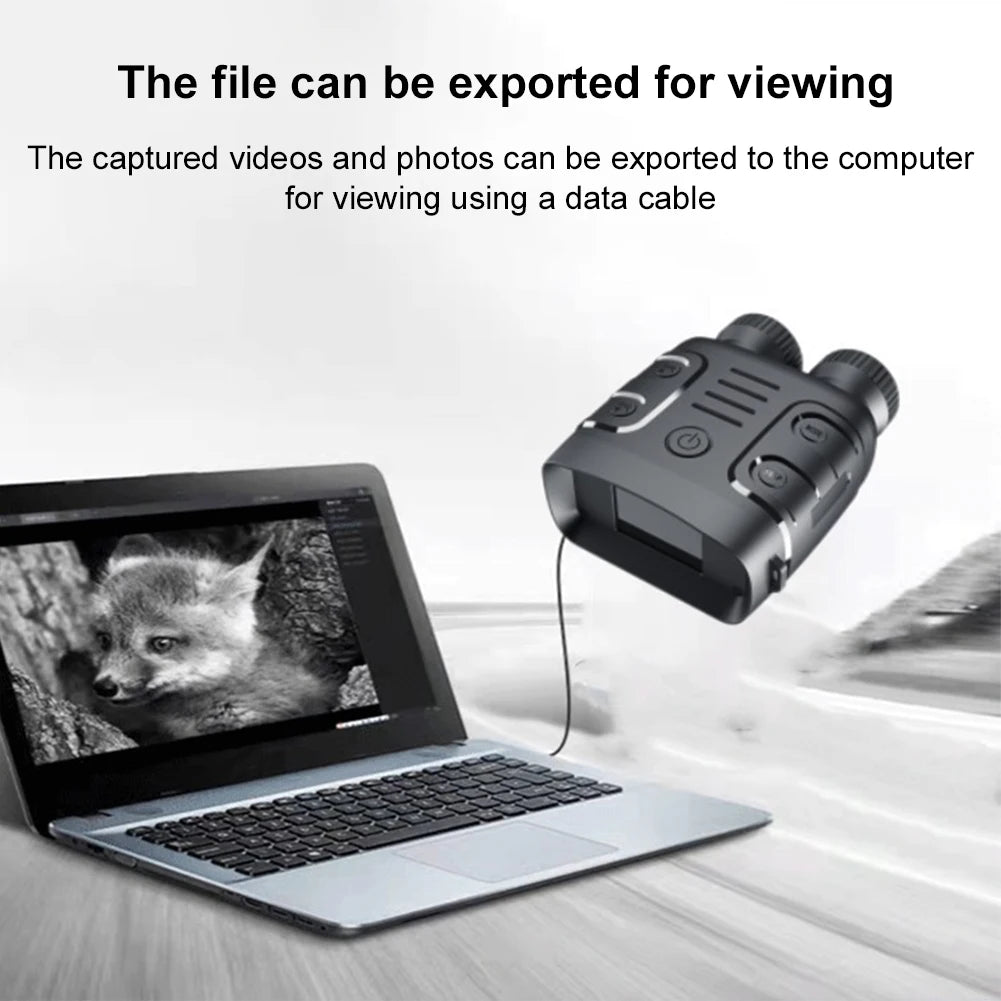 HD 1080P Night Vision Goggles 300M Full Dark Viewing Distance Infrared Digital Night Vision Binoculars