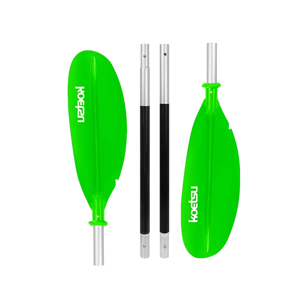 4-Piece Two Way Paddle Adjustable Floating Kayak Paddle Aluminium Alloy Stand Up Paddleboard Paddles for Outdoor Water Sports