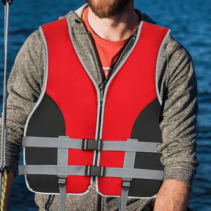 Women Life Vest With Lifeguard Whistle Lightweight Adults Swimming Vest For Water Skiing Boating