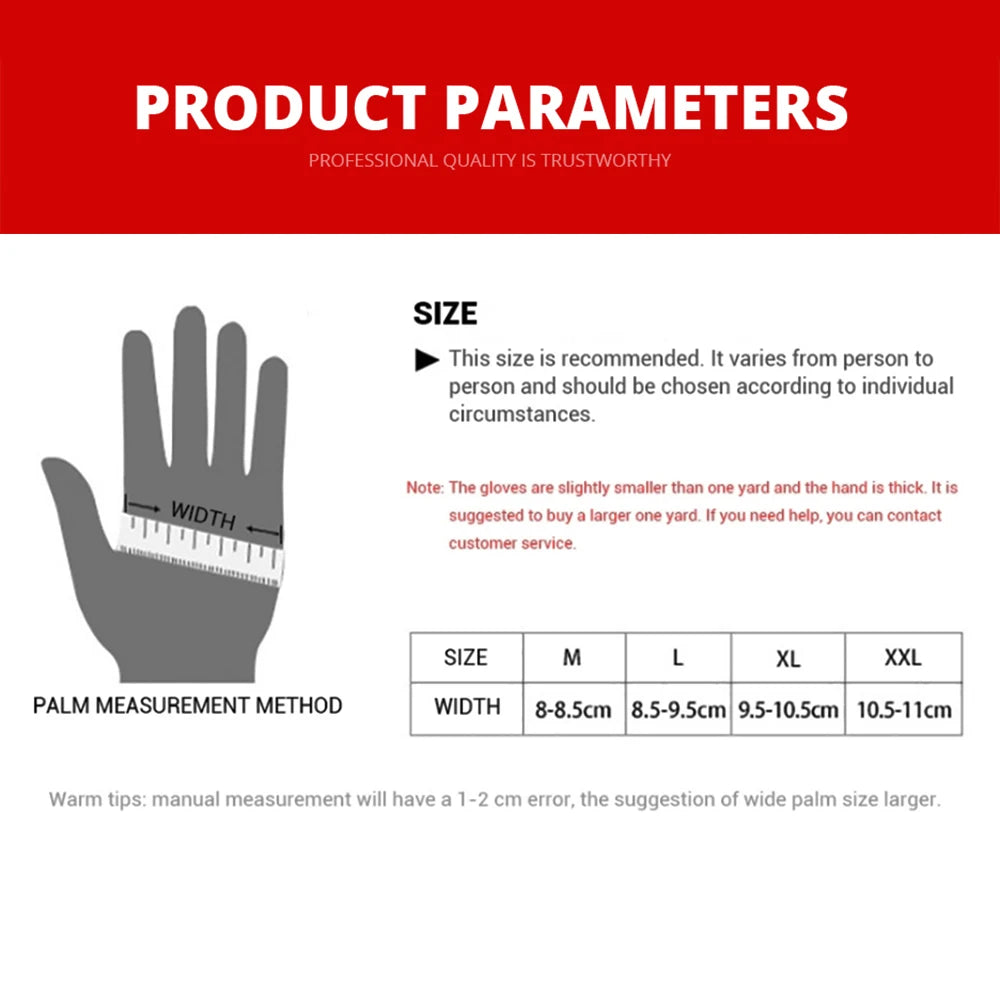 Motocross Gloves Breathable Wear-Resistant Non-slip Riding Gloves Racing Protective Gear