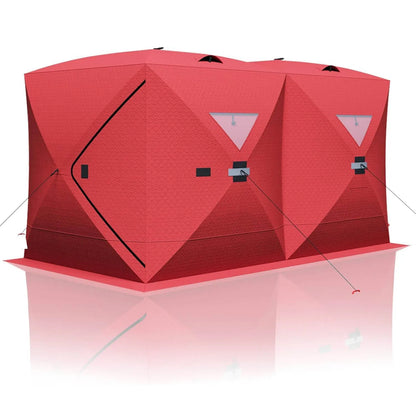 Portable Pop Up Ice Fishing Shelter Waterproof & Windproof Oxford Fabric