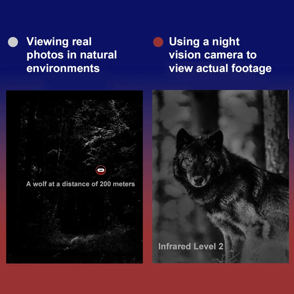 HD 1080P Night Vision Goggles 300M Full Dark Viewing Distance Infrared Digital Night Vision Binoculars