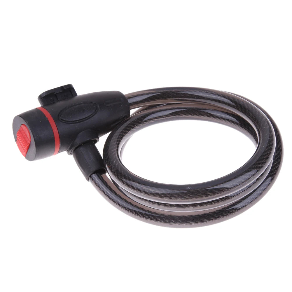 Universal Lock Anti-theft Road Bike Steel Wire Chain Lock Motorcycle Helmet Folding Bike Electric Scooter Padlock