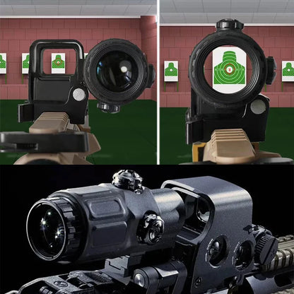 Holographic Collimator Sight 558+G33/G45 Red Dot Optic Sight W/20mm Rail Mounts &Quick Detach Lever