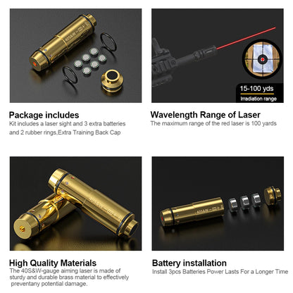 40S&W Dry Fire Laser Trainer - Hunting Accessories