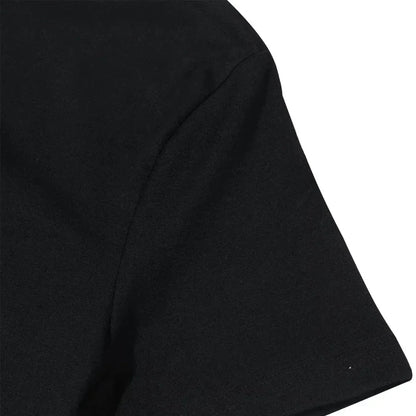 Casual Cotton T-Shirt with Bicycle Print Short Sleeve Round Neck awesome at the track