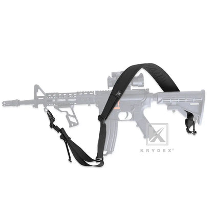 KRYDEX Tactical padded Gun Sling, Removable 2 Point / 1 Point 2.25"