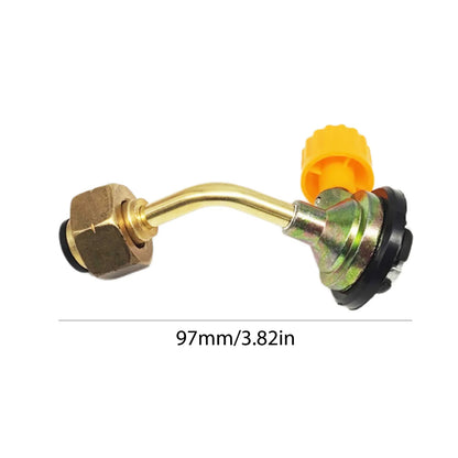 Gas Butane Cylinder Tank Charging Valve Refill Direct Connector Adapter For Outdoor